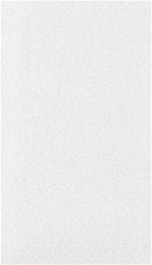 Made in USA - 4 x 7", Flush Cut Foam Pouches - White - Exact Tool & Supply