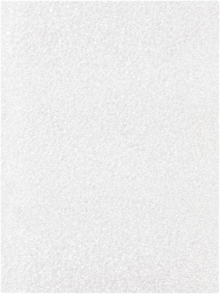 Made in USA - 3 x 4", Flush Cut Foam Pouches - White - Exact Tool & Supply
