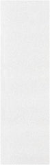 Made in USA - 3 x 10", Flush Cut Foam Pouches - White - Exact Tool & Supply