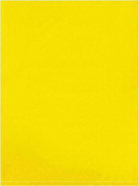 Value Collection - 9 x 12", 2 mil Flat Polybags - Yellow - Exact Tool & Supply