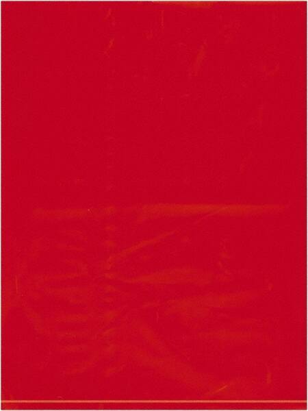 Value Collection - 9 x 12", 2 mil Flat Polybags - Red - Exact Tool & Supply