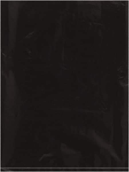 Value Collection - 9 x 12", 2 mil Flat Polybags - Black - Exact Tool & Supply