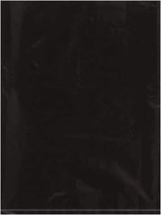 Value Collection - 9 x 12", 2 mil Flat Polybags - Black - Exact Tool & Supply