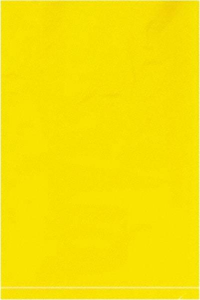Value Collection - 6 x 9", 2 mil Flat Polybags - Yellow - Exact Tool & Supply