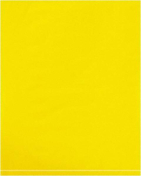 Value Collection - 8 x 10", 2 mil Flat Polybags - Yellow - Exact Tool & Supply
