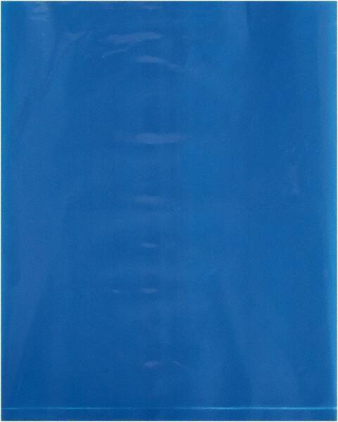 Value Collection - 8 x 10", 2 mil Flat Polybags - Blue - Exact Tool & Supply