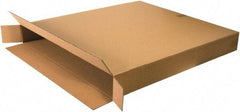 Made in USA - 5" Wide x 40" Long x 45" High Rectangle Corrugated Shipping Box - 1 Wall, Kraft (Color), 95 Lb Capacity - Exact Tool & Supply
