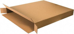 Made in USA - 5" Wide x 36" Long x 42" High Rectangle Corrugated Shipping Box - 1 Wall, Kraft (Color), 95 Lb Capacity - Exact Tool & Supply