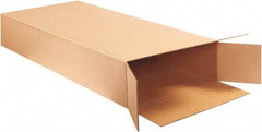 Made in USA - 8" Wide x 20" Long x 50" High Rectangle Corrugated Shipping Box - 1 Wall, Kraft (Color), 95 Lb Capacity - Exact Tool & Supply