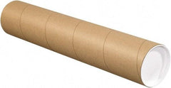 Made in USA - 4" Diam x 48" Long Round Kraft Mailing Tubes - 1 Wall, Kraft (Color) - Exact Tool & Supply