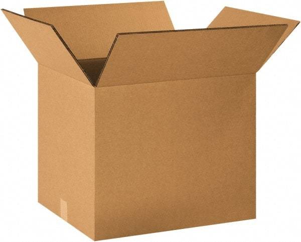 Made in USA - 30" Wide x 40" Long x 30" High Rectangle Heavy Duty Corrugated Box - 2 Walls, Kraft (Color), 100 Lb Capacity - Exact Tool & Supply