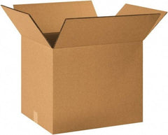 Made in USA - 30" Wide x 40" Long x 30" High Rectangle Heavy Duty Corrugated Box - 2 Walls, Kraft (Color), 100 Lb Capacity - Exact Tool & Supply