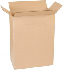 Made in USA - 13" Wide x 24" Long x 31" High Rectangle Multi-Depth Box - 1 Wall, Kraft (Color), 65 Lb Capacity - Exact Tool & Supply