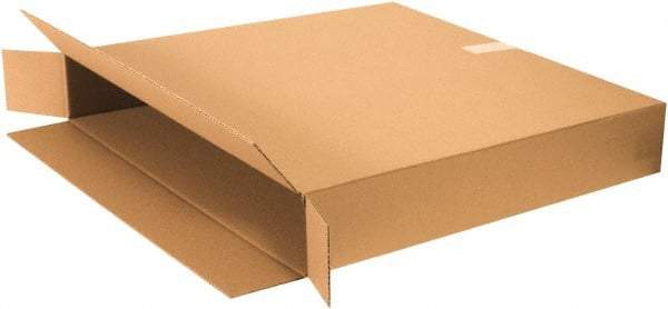 Made in USA - 8" Wide x 70" Long x 42" High Rectangle Moving Boxes - 1 Wall, Kraft (Color), 140 Lb Capacity - Exact Tool & Supply
