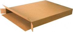 Made in USA - 5" Wide x 36" Long x 48" High Rectangle Corrugated Shipping Box - 1 Wall, Kraft (Color), 95 Lb Capacity - Exact Tool & Supply
