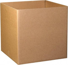 Made in USA - 40" Wide x 40" Long x 40" High Rectangle Heavy Duty Corrugated Box - 3 Walls, Kraft (Color), 280 Lb Capacity - Exact Tool & Supply