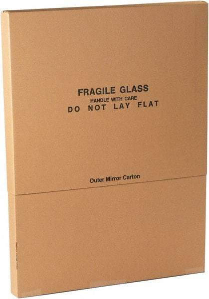 Made in USA - 4-1/16" Wide x 37-5/16" Long x 31" High Rectangle Moving Boxes - 1 Wall, Kraft (Color), 65 Lb Capacity - Exact Tool & Supply