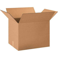Made in USA - 30" Wide x 40" Long x 30" High Rectangle Corrugated Shipping Box - 1 Wall, Kraft (Color), 65 Lb Capacity - Exact Tool & Supply