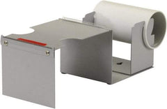 Import - 4" Wide, Single Roll, Manual Table/Desk Tape Dispenser - Metal, Unlimited Dispensed Tape Length - Exact Tool & Supply
