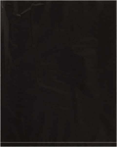 Value Collection - 12 x 15", 2 mil Flat Polybags - Black - Exact Tool & Supply