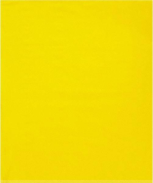 Value Collection - 15 x 18", 2 mil Flat Polybags - Yellow - Exact Tool & Supply