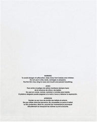 Value Collection - 9 x 12", 1 mil Flat Suffocation Warning Polybags - Clear - Exact Tool & Supply