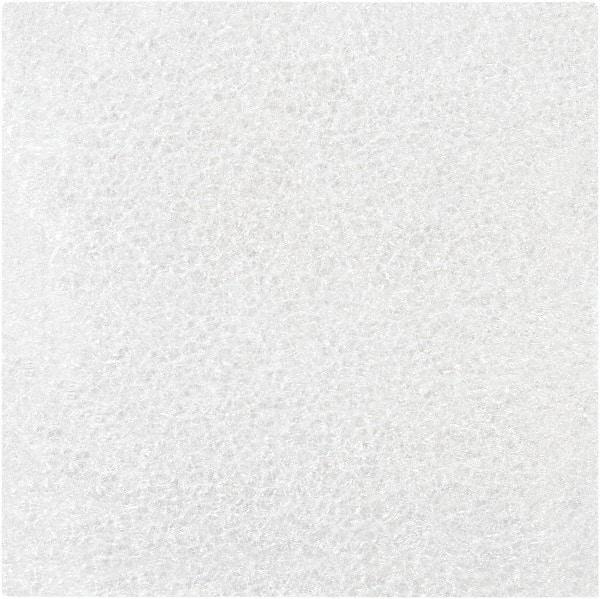 Made in USA - 3 x 3", Flush Cut Foam Pouches - White - Exact Tool & Supply