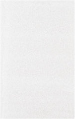 Made in USA - 5 x 8", Flush Cut Foam Pouches - White - Exact Tool & Supply