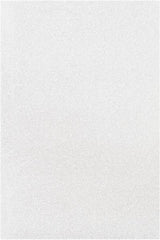 Made in USA - 8 x 12", Flush Cut Foam Pouches - White - Exact Tool & Supply