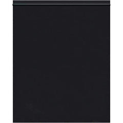 Value Collection - 10 x 12", 2 mil Reclosable Polybags - Black - Exact Tool & Supply