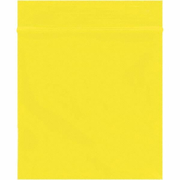 Value Collection - 3 x 3", 2 mil Reclosable Polybags - Yellow - Exact Tool & Supply