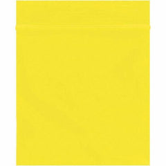 Value Collection - 3 x 3", 2 mil Reclosable Polybags - Yellow - Exact Tool & Supply