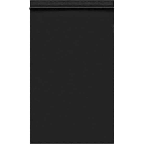 Value Collection - 5 x 8", 2 mil Reclosable Polybags - Black - Exact Tool & Supply
