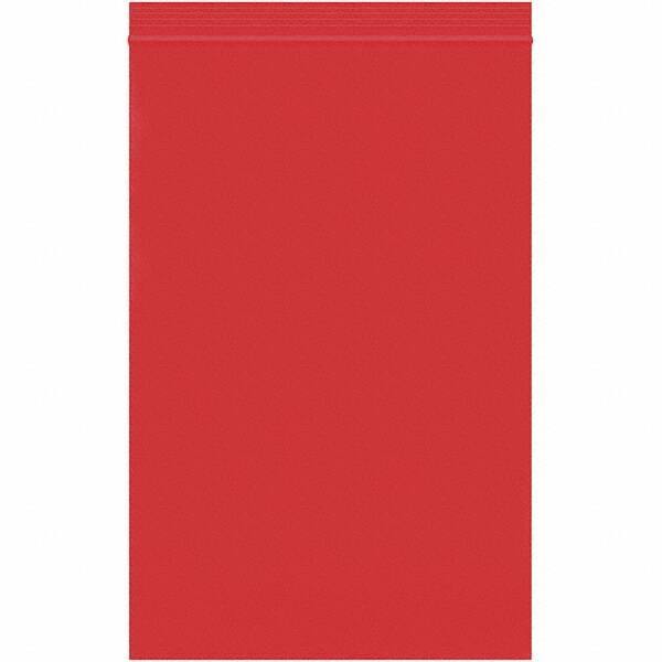 Value Collection - 6 x 9", 2 mil Reclosable Polybags - Red - Exact Tool & Supply