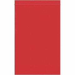 Value Collection - 6 x 9", 2 mil Reclosable Polybags - Red - Exact Tool & Supply