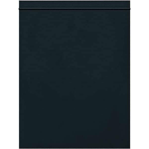 Value Collection - 8 x 10", 2 mil Reclosable Polybags - Black - Exact Tool & Supply