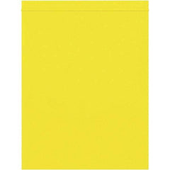 Value Collection - 8 x 10", 2 mil Reclosable Polybags - Yellow - Exact Tool & Supply