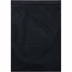 Value Collection - 9 x 12", 2 mil Reclosable Polybags - Black - Exact Tool & Supply
