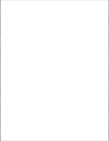 Tape Logic - 11" Long, Opaque White Paper Laser Label - For Laser Printers - Exact Tool & Supply