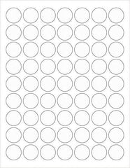 Tape Logic - 1" Long, Clear Paper Laser Label - For Laser Printers - Exact Tool & Supply