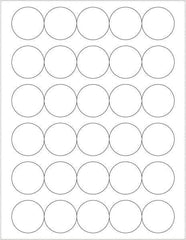 Tape Logic - 1-1/2" Long, White Paper Laser Label - For Laser Printers - Exact Tool & Supply