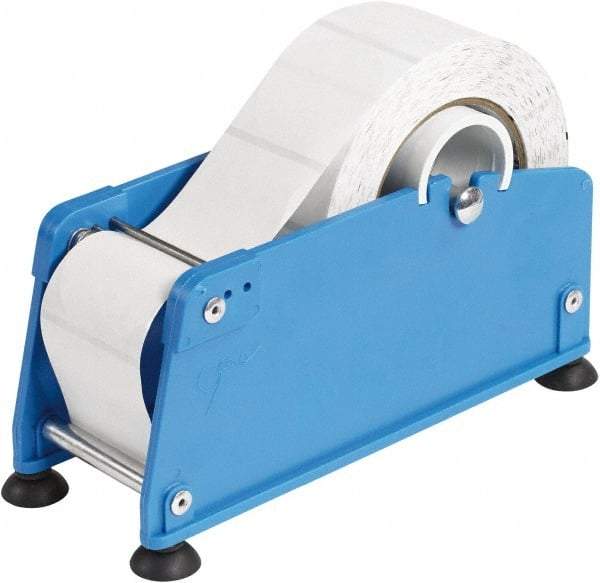 Tape Logic - 2" Long, Blue Plastic Label Dispensers - For Multi-Use - Exact Tool & Supply