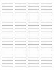 Tape Logic - 1-3/4" Long, Clear Paper Laser Label - For Laser Printers - Exact Tool & Supply