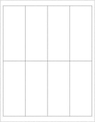 Tape Logic - 5" Long, White Paper Laser Label - For Laser Printers - Exact Tool & Supply
