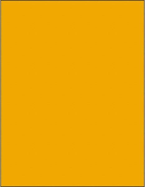 Tape Logic - 11" Long, Fluorescent Orange Paper Laser Label - For Laser Printers - Exact Tool & Supply