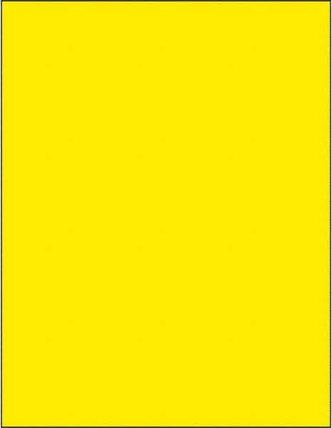 Tape Logic - 11" Long, Fluorescent Yellow Paper Laser Label - For Laser Printers - Exact Tool & Supply