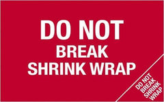 Tape Logic - 5" Long, Red/White Paper Shipping Label - For Multi-Use - Exact Tool & Supply