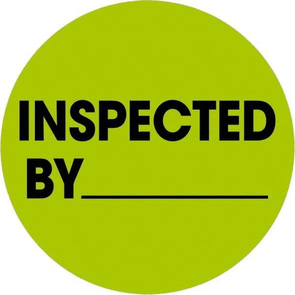 Tape Logic - 2" Long, Fluorescent Green Paper Inventory Labels - For Multi-Use - Exact Tool & Supply