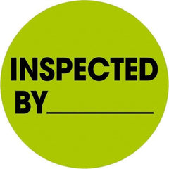 Tape Logic - 2" Long, Fluorescent Green Paper Inventory Labels - For Multi-Use - Exact Tool & Supply