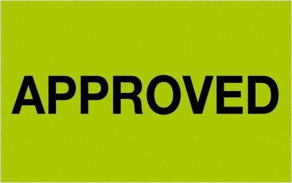 Tape Logic - 2" Long, Fluorescent Green Paper Shipping Label - For Multi-Use - Exact Tool & Supply